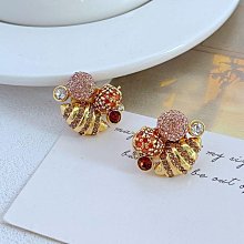 新款熱銷 新款時尚kate輕奢通勤小眾設計凱旋門鑲嵌鋯石寬版小巧耳環耳扣 明星大牌同款首飾 歷史價格詳細信息