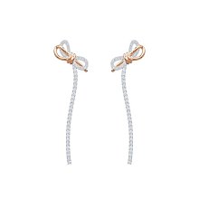 新款熱銷 施家高版本繩結扭結耳釘浪漫女施華洛元素水晶耳環女一件代發 明星大牌同款首飾 歷史價格詳細信息