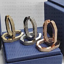 新款熱銷 【新品】施家 時尚簡約排鉆大圓圈圓形耳環 個性滿鉆大圈圓環耳釘 明星大牌同款首飾 歷史價格詳細信息