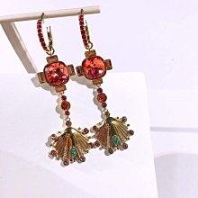 新款熱銷 【新品】施家 閃耀清新綠鉆菱角耳環 切割綠色水滴方鉆菱角耳釘 明星大牌同款首飾 歷史價格詳細信息