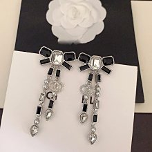 新款熱銷 小香歐美個性黑白圓牌吊墜耳環女鑲鉆 明星大牌同款首飾 歷史價格詳細信息