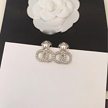 新款熱銷 小香歐美個性鑲鉆字母吊墜山茶花耳環女 明星大牌同款首飾 歷史價格詳細信息