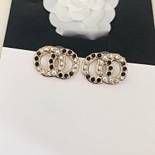 新款熱銷 小香歐美個性滿鉆圓形粉鉆字母耳環女重工 明星大牌同款首飾 歷史價格詳細信息