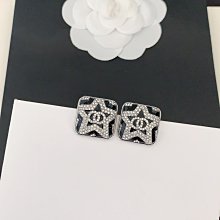 新款熱銷 小香歐美個性黑白圓牌吊墜耳環女鑲鉆 明星大牌同款首飾 歷史價格詳細信息