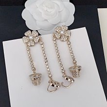 新款熱銷 小香歐美個性滿鉆圓形粉鉆字母耳環女重工 明星大牌同款首飾 歷史價格詳細信息