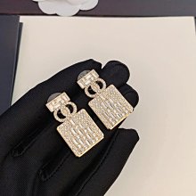 新款熱銷 小香歐美個性滿鉆圓形粉鉆字母耳環女重工 明星大牌同款首飾 歷史價格詳細信息