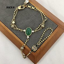 代購麥家新款骷髏頭雙層手鏈男女高級感個性朋克風百搭黃銅鍍金手飾 明星大牌同款首飾 歷史價格詳細信息