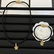 代購歐美范家粗鏈美人頭紋路鍍黑色黃銅材質頸鏈古巴鏈手鏈 明星大牌同款首飾 歷史價格詳細信息