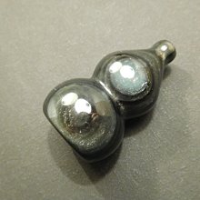 天然黑曜 天然銀曜葫蘆 銀曜8字葫蘆 (高約9cm) 重約274g 歷史價格詳細信息