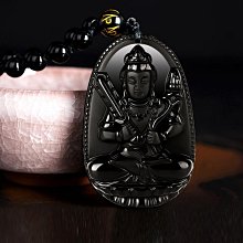黑曜石本命佛吊墜虛空藏大勢至文殊普賢菩薩項鏈女屬龍兔牛虎蛇男 歷史價格詳細信息
