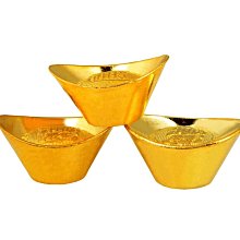 元寶擺件大小號仿真合金元寶財神擺放工藝品家居裝飾品禮物小物件~閒雜鋪子 歷史價格詳細信息