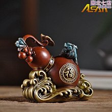 福祿黃銅簸萁葫蘆鑰匙扣掛件創意個性汽車鏈網紅手工鎖匙圈環掛飾-沐雨家居 歷史價格詳細信息