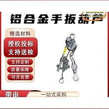 鋁合金手扳吊車 手搖吊車 手拉式吊車 攜帶式緊線器 收緊器 微型鏈條式手板葫蘆張力器 0.25T/0.5T1.5M與3M 歷史價格詳細信息