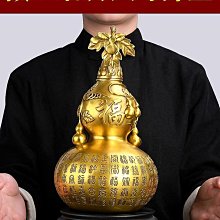 百福葫蘆銅擺飾開蓋開口空心銅葫蘆掛件五帝錢客廳臥室裝飾品擺設 歷史價格詳細信息