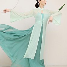 古典舞演出服女飄逸大紅色喜慶卜卦大裙擺藝考雙層晚會紅色舞蹈服 歷史價格詳細信息