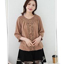 ╭＊加大尺碼＊╮61309.點點中袖假二件式上衣☆°42.46.50.54 歷史價格詳細信息