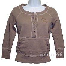 全新 AF A&F Abercrombie & Fitch Colby 麋鹿 連帽 娃娃裝 上衣 運動衫 白色 XS 歷史價格詳細信息