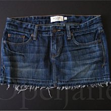 Abercrombie & Fitch A&F 腰際刺繡低腰牛仔短褲 w27/4號 二手 歷史價格詳細信息