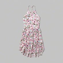 【Abercrombie&Fitch】(A&F kids) 紅色高領蕾絲直筒連身裙/洋裝(Hollister) 歷史價格詳細信息