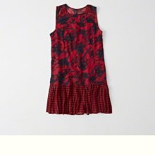 A&F 紅 x 白 格紋 長袖休閒襯衫 Abercrombie & Fitch 狀況佳 歷史價格詳細信息