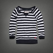 Abercrombie & Fitch A&F AF 藍白條紋 針織 毛衣 小外套 歷史價格詳細信息