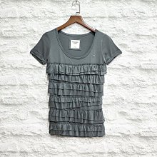 Maple麋鹿小舖 Abercrombie&Fitch ＊ AF 深粉色V領麋鹿LOGO素面短T＊( 現貨L號 ) 歷史價格詳細信息