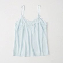 Maple麋鹿小舖 Abercrombie&Fitch ＊ A&F 水藍色細肩帶蕾絲上衣 ＊ ( 現貨S/M/L號 ) 價格比較,價格查詢,歷史價格詳細信息