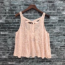 Maple麋鹿小舖Abercrombie&Fitch ＊ A&F 粉色V領花花細肩帶蕾絲上衣 ＊ ( 現貨S號 ) 歷史價格詳細信息
