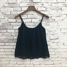 Maple麋鹿小舖 Abercrombie&Fitch ＊ A&F 深藍色電繡簍空設計上衣 ＊ ( 現貨S號 ) 歷史價格詳細信息