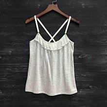 Maple麋鹿小舖 Abercrombie&Fitch ＊ A&F 蕾絲設計細肩帶上衣 ＊ ( 現貨深藍S號 ) 歷史價格詳細信息