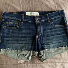 全新真品美國Abercrombie & Fitch AnF af 深藍色粗針織七分袖小外套 M號 歷史價格詳細信息