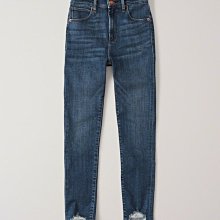 Maple麋鹿小舖 Abercrombie&Fitch ＊ AF 高腰刷破設計男友風牛仔褲＊ ( 現貨00R號 ) 歷史價格詳細信息