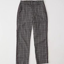 Maple麋鹿小舖 Abercrombie&Fitch ＊ AF 灰+棗紅色圖案合身內搭長褲 ＊ ( 現貨XS號 ) 歷史價格詳細信息