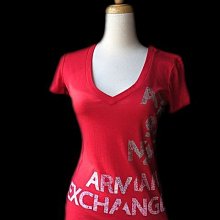 【ARMANI EXCHANGE】暗紅色格紋休閒襯衫 M 歷史價格詳細信息