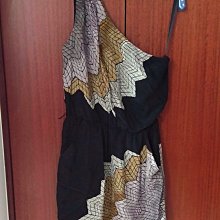 全新（出清）BCBG Maxazria 綠連體衣連身短褲。綠及銀金屬片裝飾，交叉肩帶褲反摺前雙口袋設計。美國尺寸S碼，無拉鍊無彈無內裡MsGracy Alice 歷史價格詳細信息