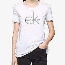 【CK女生館】☆【Calvin Klein LOGO印圖短袖T恤】☆【CKG001C3】(M) 歷史價格詳細信息