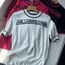 Karl Lagerfeld 黑 白 深藍 減齡學院風收腰純棉polo洋裝 898元 歷史價格詳細信息