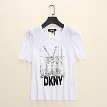 DKNY 白色 黑色 簡約風格小logo短T 550元 歷史價格詳細信息