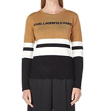 KARL LAGERFELD 羅紋刺繡針織圍巾-黑色 歷史價格詳細信息