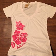Hollister 白色短T (二手) 歷史價格詳細信息