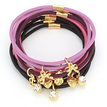全新 JUICY COUTURE terry bandeau ties around neck with palm beach Pink 紅白條紋蘇格蘭犬刺繡款 歷史價格詳細信息