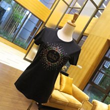 JUICY COUTURE黑色金水鑽棉T恤WE06-30-22-75 歷史價格詳細信息