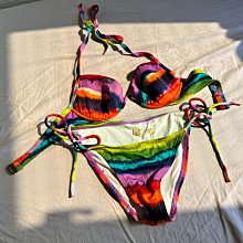 Victoria Secret 維多利亞的秘密 鵝黃水玉點點綁結BIKINI 比基尼 歷史價格詳細信息