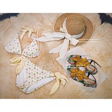 Victoria Secret 維多利亞的秘密 鵝黃水玉點點綁結BIKINI 比基尼 價格比較,價格查詢,歷史價格詳細信息