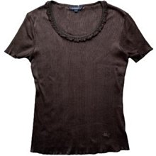 Burberry 短袖 針織 上衣 義大利製 L 歷史價格詳細信息