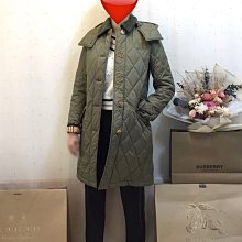 BURBERRY英國黑標軍綠長風衣UK2 歷史價格詳細信息