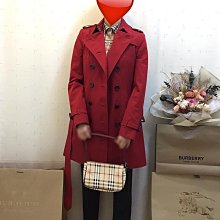BURBERRY英國黑標繽紛鮮紅色燈籠袖羊毛大衣UK4 歷史價格詳細信息