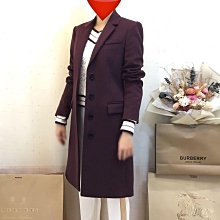 BURBERRY英國黑標黑色羊毛外套UK4 歷史價格詳細信息