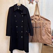 BURBERRY英國黑標黑色輕盈斗篷風衣UK10 歷史價格詳細信息