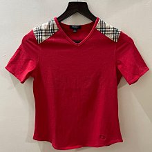 Burberry 女生大地色系V領五分袖針織衫M 歷史價格詳細信息